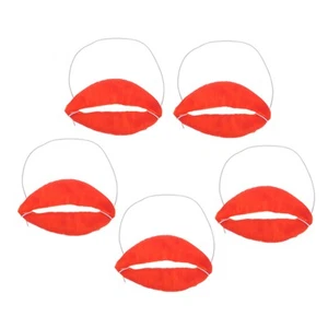 5 Piezas Juguete Boca Grande Hombre Juegos con disfraces Suministros de Fiesta Labios Falsos Halloween - Imagen 1 de 12