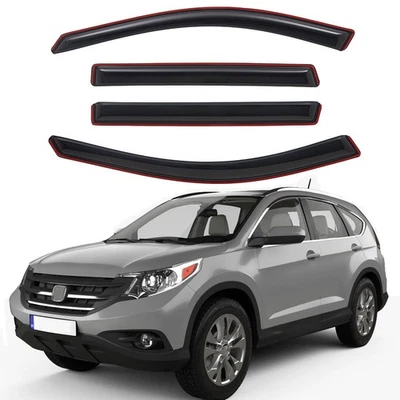 In-Channel Window Visor Vent Shade Wind Deflectors for 2012-2016 Honda CR-V Foto 1 de 4