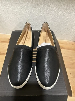 Frye Melanie Slip On Cuero Negro Talla 8.5 Foto 1 de 3