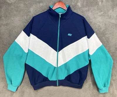 Nike 80’s 90’s Vintage Traje de Pista Top Talla L Baloncesto Street Wear Urban Rap Foto 1 de 4