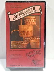 Splint Basketry II Spoked and Plaited Techniques sealed VHS basket weaving - Picture 1 of 5