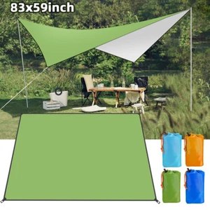 Tent Tarp Hammock Shelter Rain Sun Shade Camping Beach Picnic Pad Mat Waterproof - Picture 1 of 12