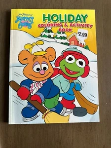 Jim Henson Muppet Babies Holiday Coloring Activity Book Vintage 2004 Kermit - Imagen 1 de 2