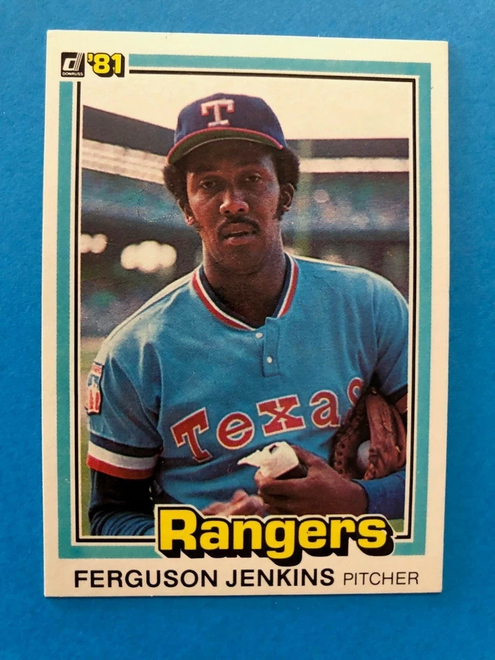 1981 Donruss #146 Fergie Jenkins Texas Rangers Baseball cards - Image 1 of 1