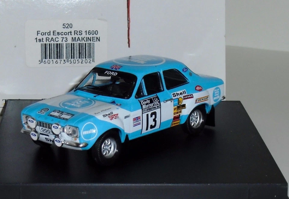 FORD ESCORT RS1600 #13 WINNER RAC 1973 T.MAKINEN TROFEU 520 1/43 - Immagine 1 di 1