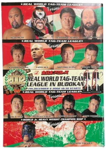 2002 AJPW Tag Team League Program Muto Road Warrior Animal Tenryu John Tenta WWF - Picture 1 of 8