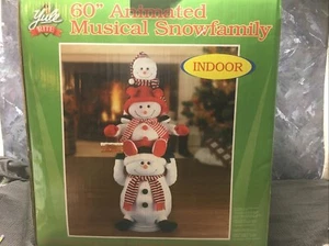 60 Zoll animierter musikalischer Gesang (let It Snow🎶🎶) Schneemann Yule Rite 2004 Indoor - Bild 1 von 9