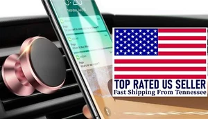 Rose Gold Magnetische Lüftungsgitter Halterung Auto KFZ Halter Handy GPS Ständer 360° - Bild 1 von 10