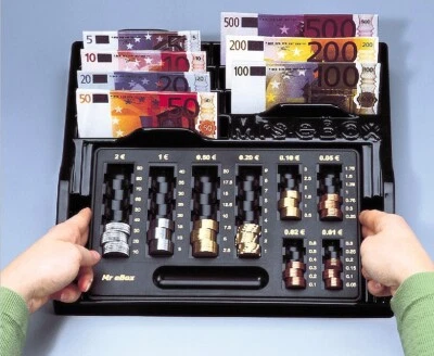 Mr&Mrs eBox porta monete e banconote x ufficio negozio ambulanti euro posta bar