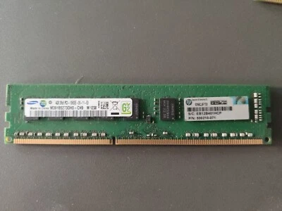 500210-071 Memory HP original 4GB 2Rx8 PC3 10600E Proliant - Immagine 1 di 4