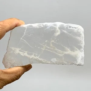 0.79 lbs, 4.6"x2.4"x1", Natural Clear Selenite Crystal Slab Gemstone, B36941 - Picture 1 of 11