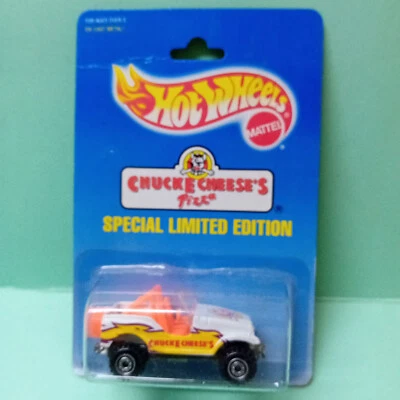 Chuck E Cheese's Pizza Jeep CJ7 Hot Wheels blister US 1/64 - Photo 1/4