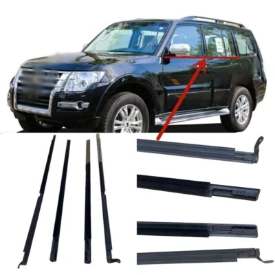 Window Weatherstrip Trim Belt Seal Strip For Mitsubishi Pajero Montero 2000-2016 - Image 1 of 4