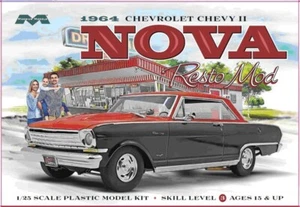MOEBIUS 1/25 1964 Chevy II Nova Resto Mod Car MOE2321 - Picture 1 of 1