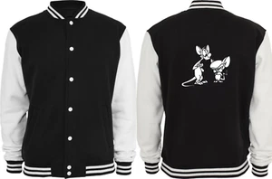 Collegejacke -Pinky und der Brain ( Sprüche / Lustig / Fun / Spaß ) - Picture 1 of 1