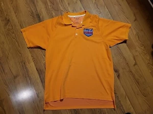 Adidas Golf Climalite Orange Cotton L Polo SS Advocare 500 Phoenix Int'l Raceway - Picture 1 of 7