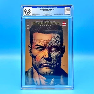The Walking Dead Deluxe #6 Gold Foil Second Printing CGC 9.8 Comics Vault Live - Picture 1 of 5