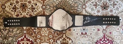 FEDOR EMELIANENKO PRIDE SIGNED FULL SIZE BELT COA BAS BECKETT WITNESSED #WT49789 - Image 1 of 3