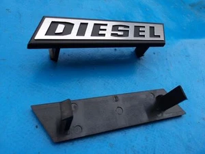 Dieselemblem Diesel Emblem VW Golf 1 Cabrio Caddy Schriftzug Chrom Kühlergrill - Bild 1 von 1