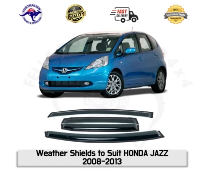 Weather Shields Weathershields Window Visors To Suit Honda Jazz GE 2008-14 MY14 - image 1 of 4
