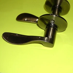 Schlage Hall & Closet Lever Set Latch F10 ACC 609 - Antique Bronze Door Knob NIB - Picture 1 of 6