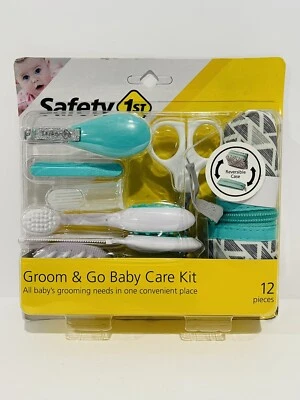 Safety 1st Deluxe Nursery Healthcare & Grooming 12 Pc Kit - Groom & Go Baby Set - Image 1 of 4