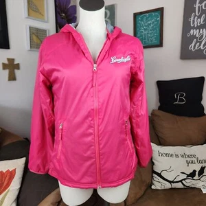 Leinenkugel's Fleece Lined Full Zip Hooded Jacket Windbreaker Size S Brewery - Picture 1 of 6