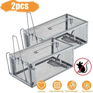 2PC Live Humane Cage Trap small animal rats mice chipmunks rodents Pest Control - Picture 1 of 12