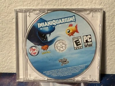 Insaniquarium Deluxe PopCap 2004 PC CDROM Arcade Puzzle Game No Manual - Works - Image 1 of 3