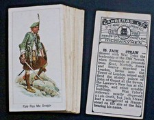 HIGHWAYMEN , ISSUED IN 1924, CARRERAS CIGARETTE CARDS, PICK YOUR CARD, VGC