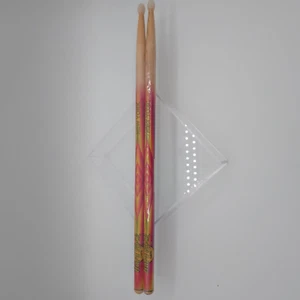 Hard Rock Cafe Drum Sticks New York Pink Yellow Diamond HRC Art Stick - NEW - Picture 1 of 6