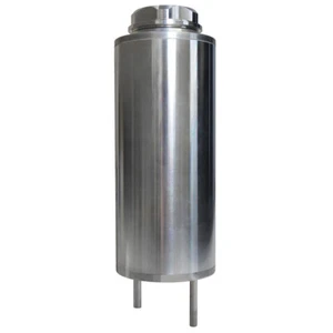 SAAS 700ml Universal Radiator Overflow Header Tank Polished Billet Aluminum - Picture 1 of 5