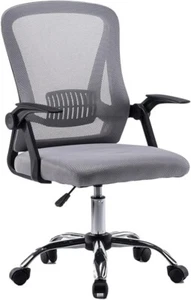 Office Chair with Flip-up Armrest - Mesh Back, Gas Lift, Swivel, Managerial Desk - Picture 1 of 7
