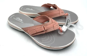 Clarks BREEZE SEA Women's NEW Sandal Peach / Gray Multiple Sizes - Picture 1 of 6