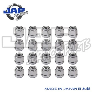 Tuerca de rueda cromada OE JAPAN (x20) se adapta a todas las llantas de aleación HONDA - Imagen 1 de 1