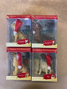 Hund Haustier Sammlung Christbaumschmuck Neu-Auswahl Dackel, Retriever, Mops - Bild 1 von 12
