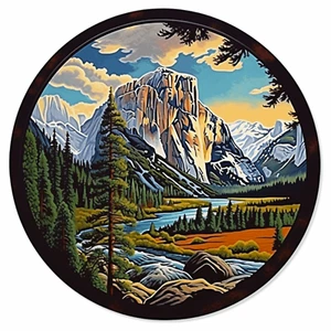 Yosemite National Park Patch Iron-on Applique Nature Badge River Forest - Picture 1 of 12