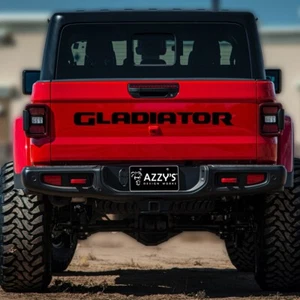 Jeep Gladiator Tailgate Emblem Kit Official MOPAR (Black) - USA Made - Picture 1 of 7