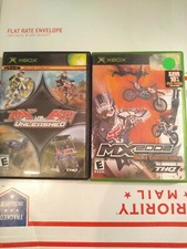 MX vs. ATV Unleashed complete and mx2002 Ricky Carmichael (Microsoft Xbox, 2005)