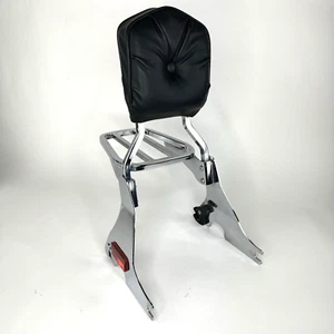 Harley Davidson OEM Sissy bar with back rest and luggage rack Used - Picture 1 of 14