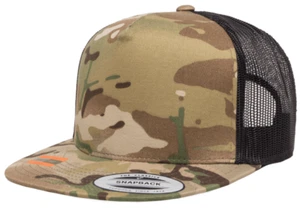 Flexfit 6006MC Mesh Trucker Cap Adjustable Back Snapback Multicam New - Picture 1 of 5