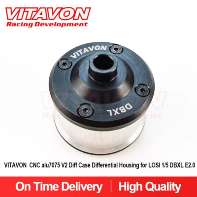 Vitavon  CNC alu7075 V2 Diff Case Differential Housing for LOSI 1/5 DBXL E2.0 Si - Image 1 of 3