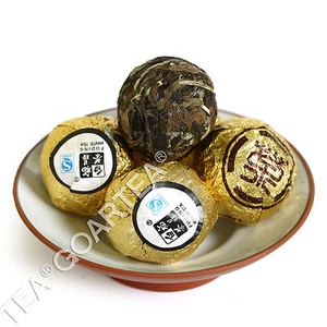 GOARTEA Fuding Supreme Gongmei Tribute Eyebrow White Tea Small Cakes Tea Bags - Picture 1 of 5