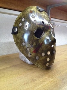 Maske Dunkel- Plastik Von Jason 2 Voorhees/Freitag 13/Neu / Halloween Themenaben - Bild 1 von 7