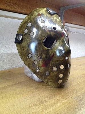 Maske Dunkel- Plastik Von Jason Voorhees/Freitag 13/Neu / Halloween - Bild 1 von 4