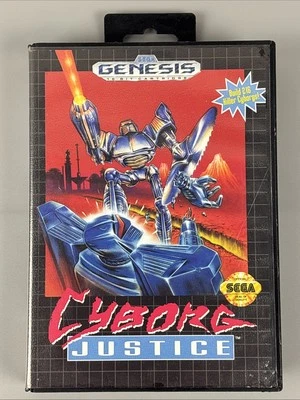 Cyborg Justice 1993, SEGA GENESIS; No Manual - Tested Working! - Image 1 of 4