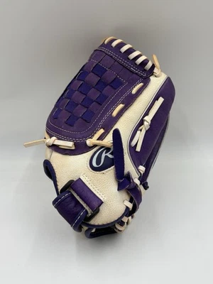 Rawlings 11 1/2 inch FP115PURW Fastpitch Softball Glove Right Hand Throw Youth - Image 1 of 4