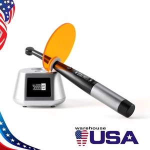 1 Second Dental Curing Light 3100mW/cm² High Intensity 7 Modes Wide Spectrum - Picture 1 of 15