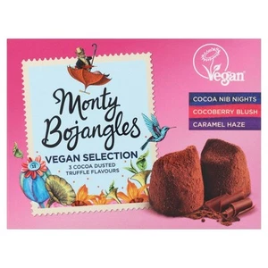Monty Bojangles Cocoa Dusted Vegan Truffles Selection Gift Box 135g - Picture 1 of 1