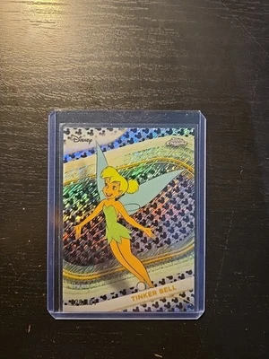 2025 Topps Chrome Disney Tinker Bell 159 Mickey Mouse Black/White Shimmer 28/101 - Image 1 of 3